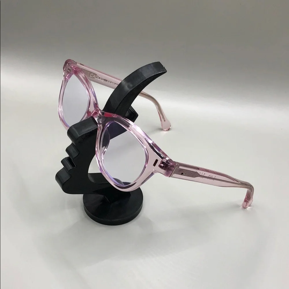Caddis Wabi Sabi Reading Glasses 2.00 Polished Clear Pink RGB Classic
